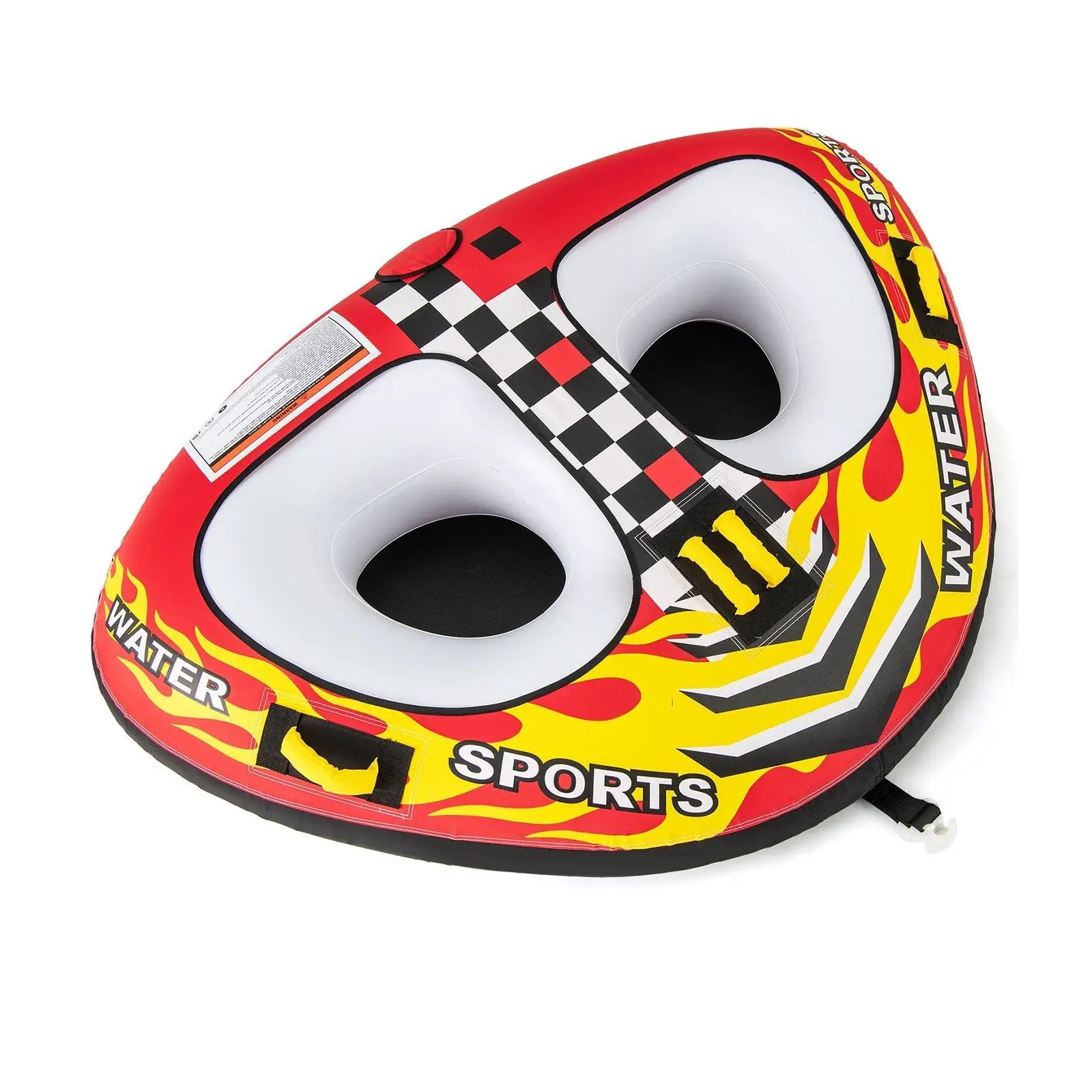 Towable Tube with Quick Connector and Drainage for Boating by DirectDeals
