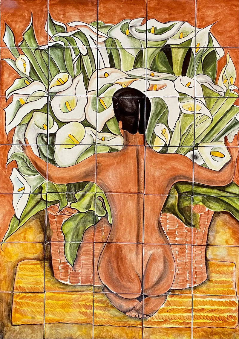 Frida with Calla Lilies by Place Of Clay