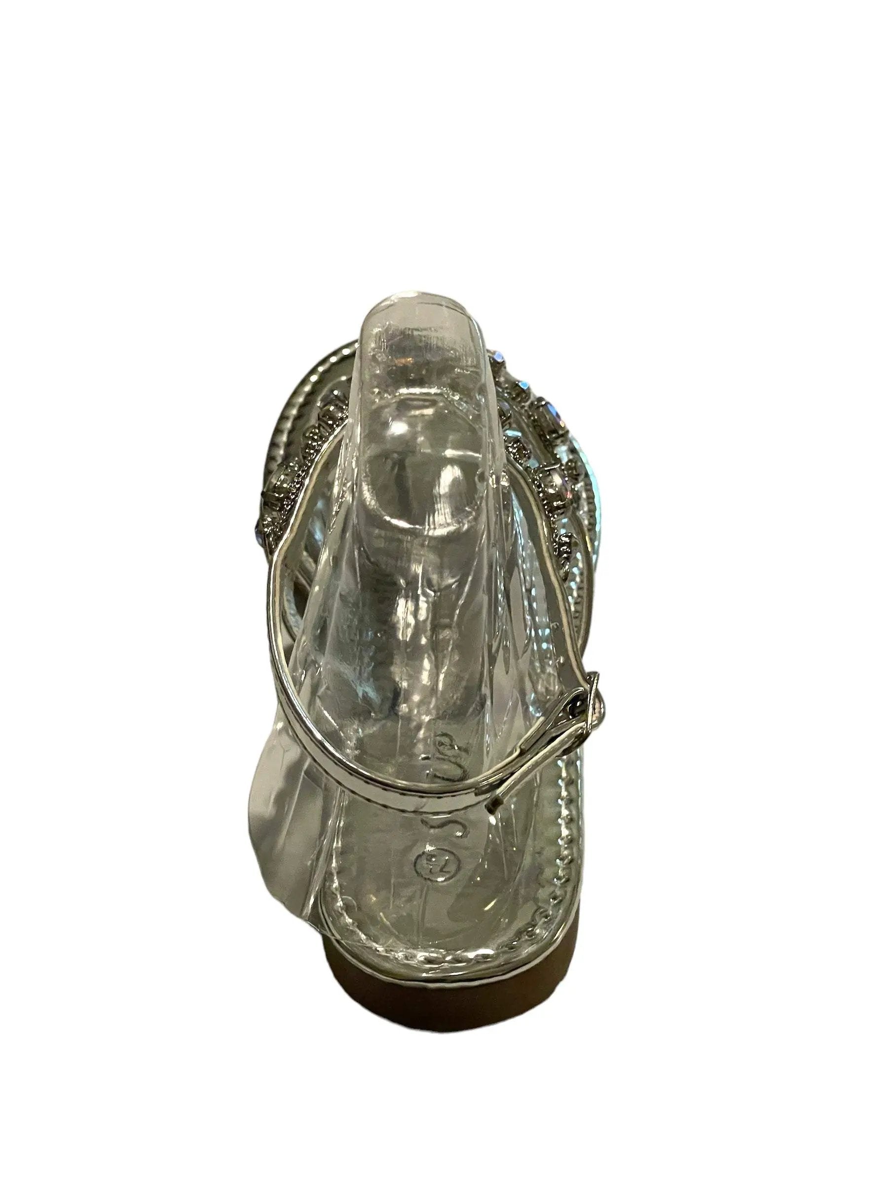 SB UP LS-01 Rose Gold with Gems Sandals by Selzalot