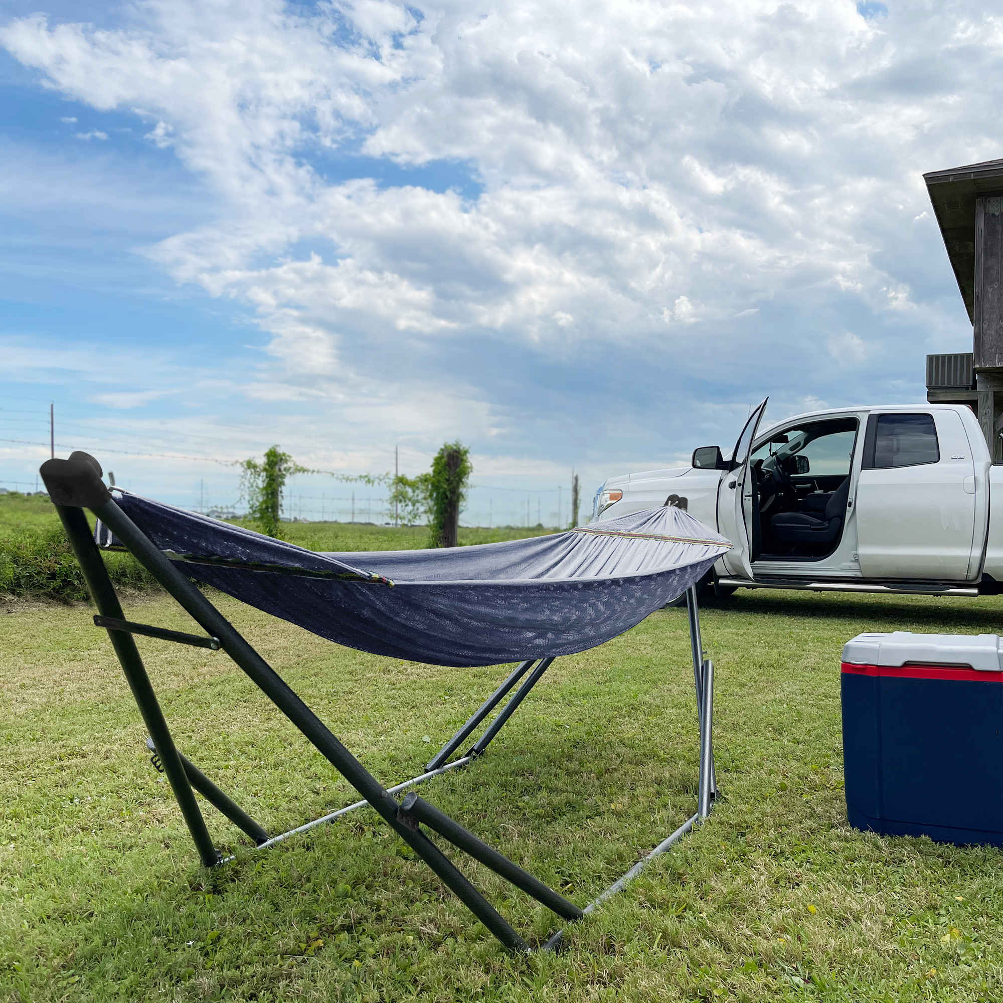 Tranquillo Uniki Collapsible Hammock Stand for Ultimate Relaxation by Megsu