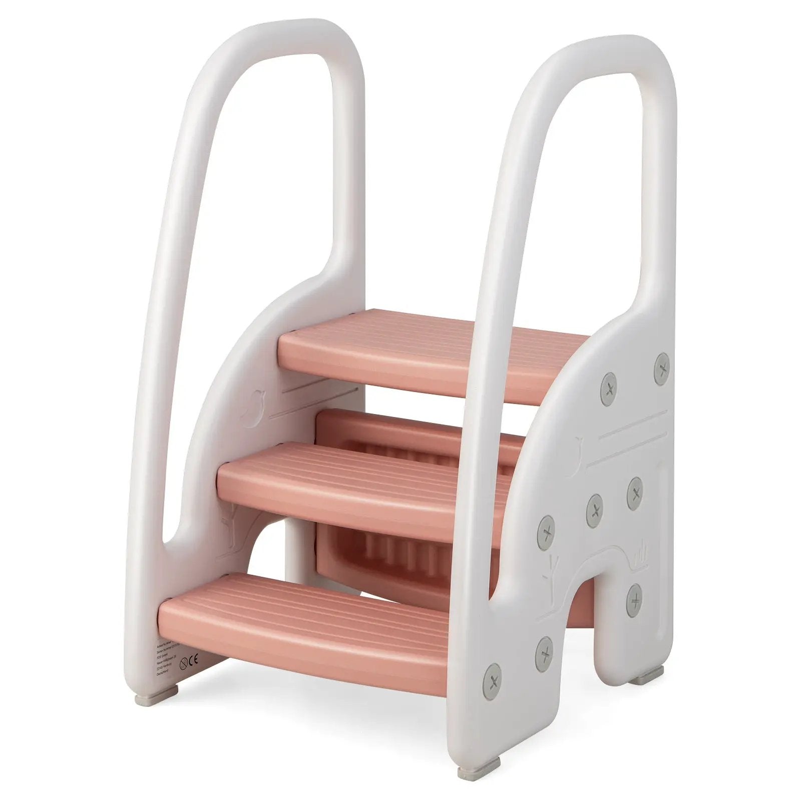 3-Step Stool with Safety Handles and Non-slip Pedals for Toddlers by DirectDeals