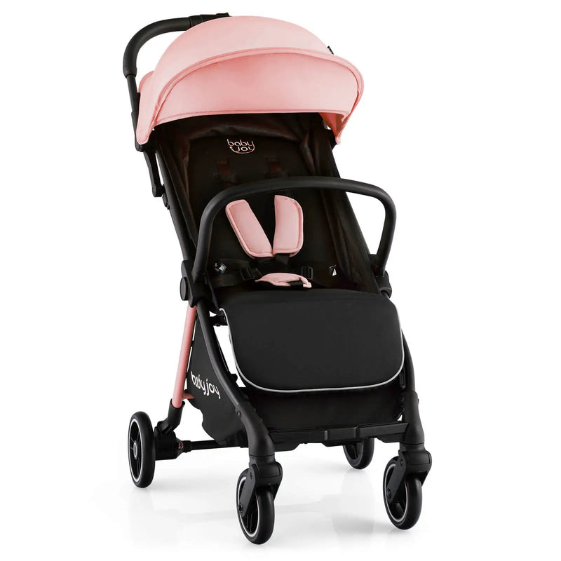 One-Hand Folding Portable Lightweight Baby Stroller with Aluminum Frame by DirectDeals