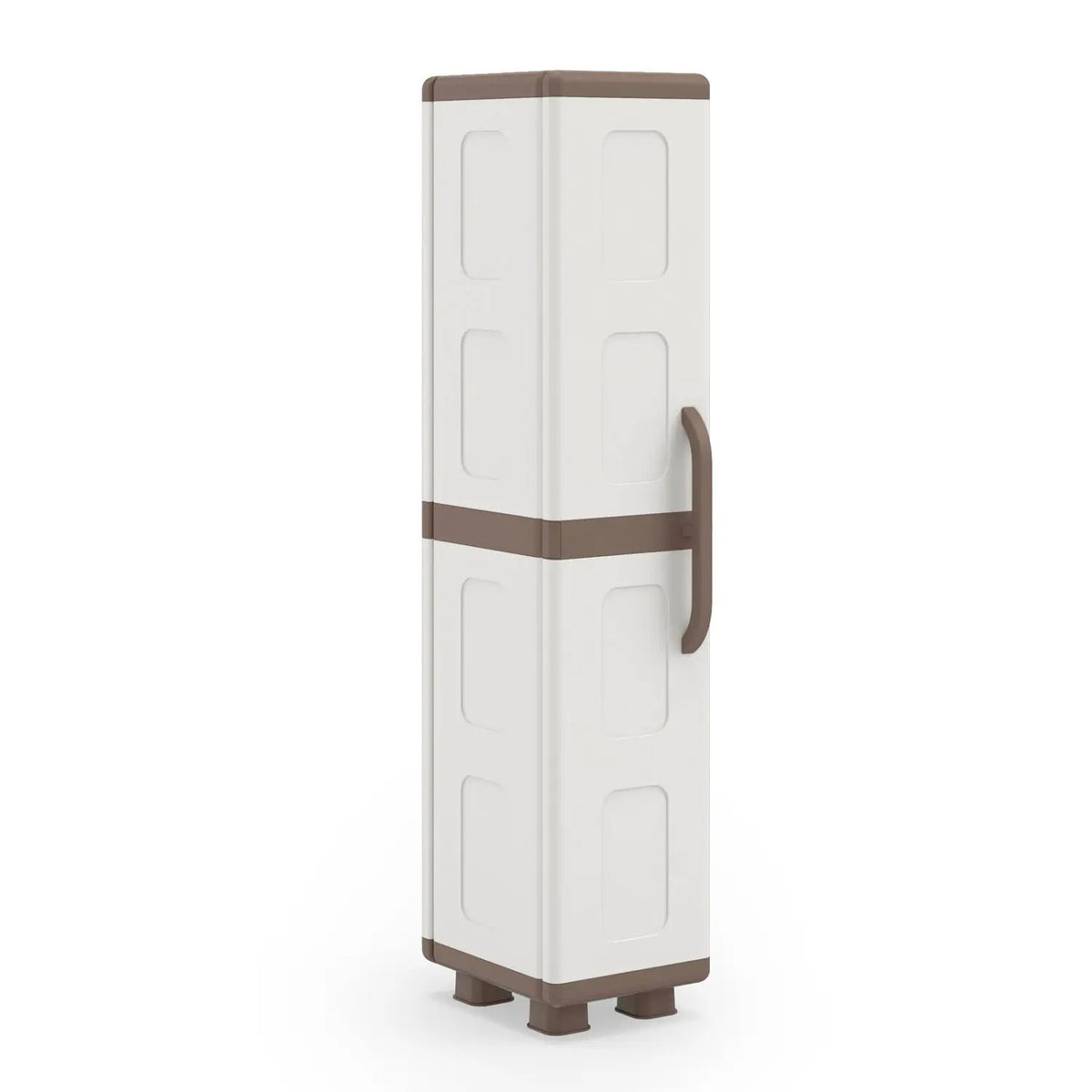 Plastic Kitchen Pantry with 4 Adjustable Shelves and Single Door for Living Room and Kitchen, photo 4 of 16