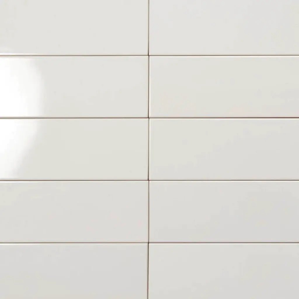 White 4x12 Matte Ceramic Subway Tile (34 pack, 10.4 sq ft/case) by Apollo Tile