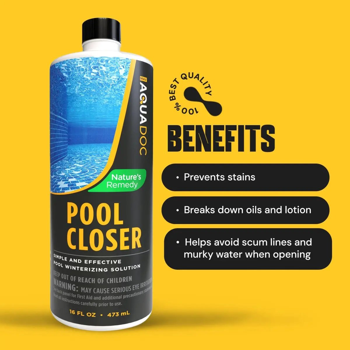 Pool Closer - All-in-one Pool Winter Closing Kit by AquaDoc