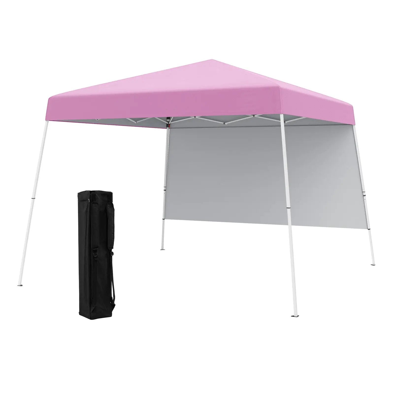 8 X 8 Feet Pop up Canopy Tent with 1 Sidewall and Portable Backpack by DirectDeals