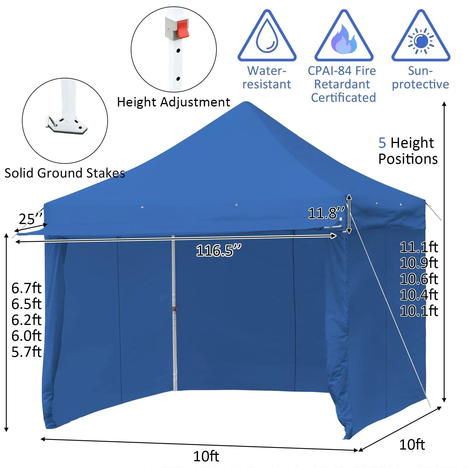 10 x 10 Feet Pop by DirectDeals