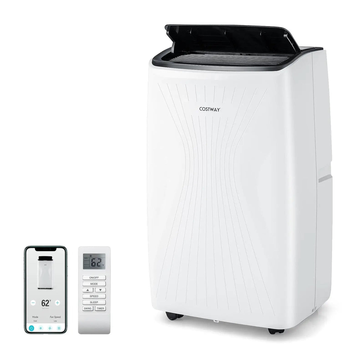12000 BTU Portable Air Conditioner with Heat and Smart WiFi, photo 11 of 16