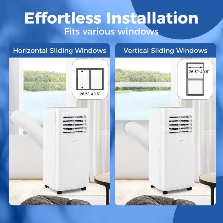 8000 BTU Portable Air Conditioner 3 in 1 AC Unit with Fan and Dehumidifier by DirectDeals