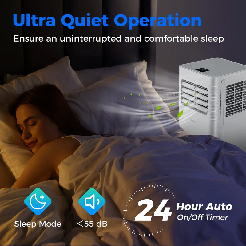 8000 BTU Portable Air Conditioner with Dehumidifier by DirectDeals