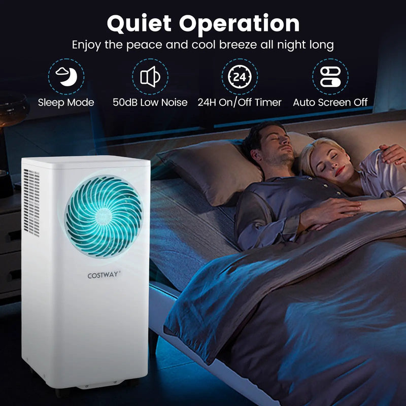 8200/10000 BTU Portable Air Conditioner 3-in-1 Stand up AC Unit with Dehumidifier by DirectDeals