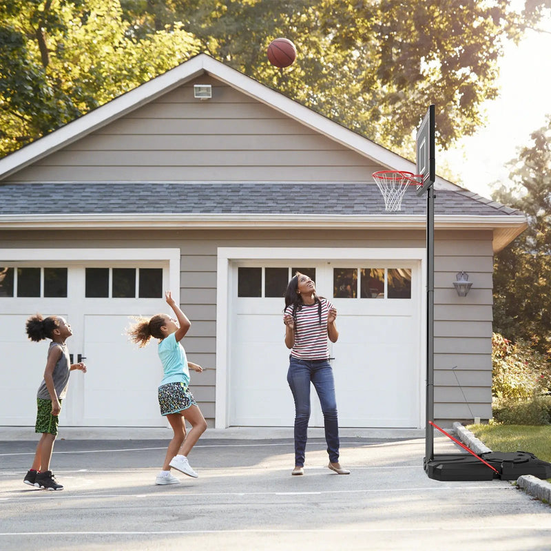 Portable Basketball Hoop with 7.5-10 FT Height Adjustable by DirectDeals