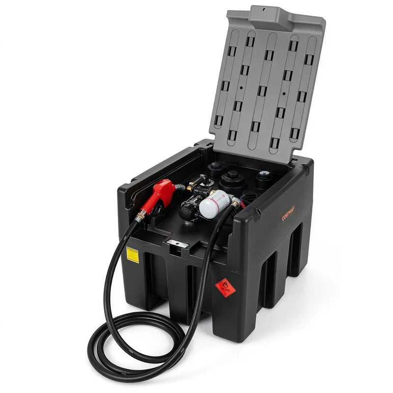 Portable Diesel Tank 53 Gallon with 13.2 GPM Transfer Pump by DirectDeals