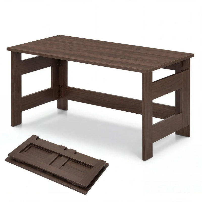 Folding Coffee Table with Collapsible Legs - 31.5" x 16" by DirectDeals