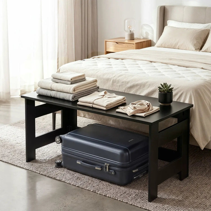 Folding Coffee Table with Collapsible Legs - 31.5" x 16" by DirectDeals