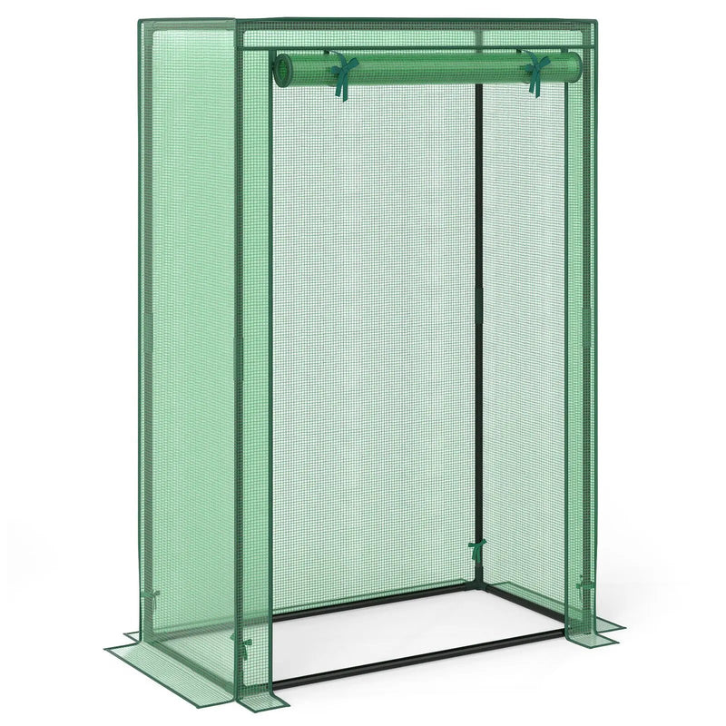 Portable Mini Greenhouse with Roll-Up Zippered Door by DirectDeals