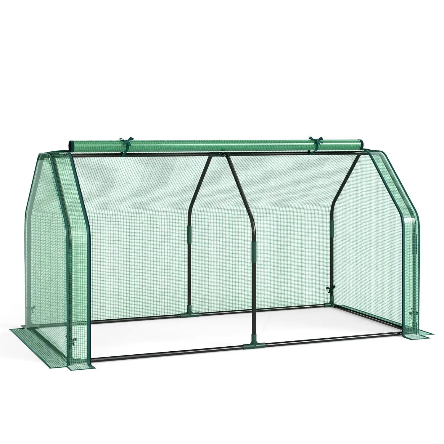 Portable Mini Greenhouse with PE Cover and Roll-Up Door by DirectDeals