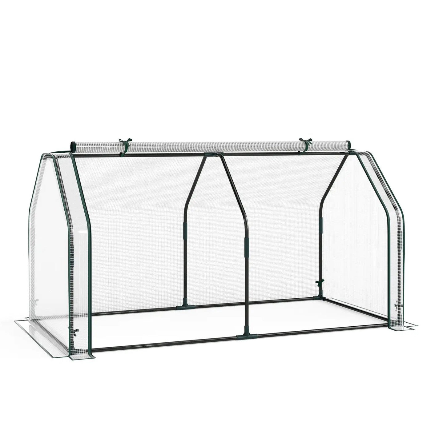 Portable Mini Greenhouse with PE Cover and Roll-Up Door by DirectDeals