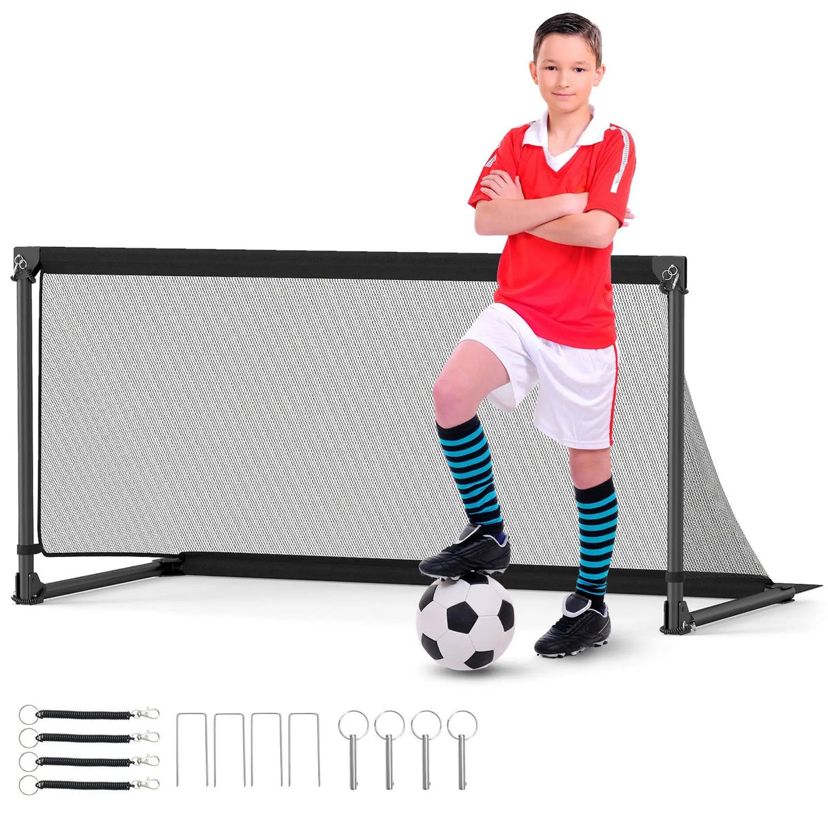 Portable POP Up Toddler Soccer Net with Metal Frame, photo 10 of 24