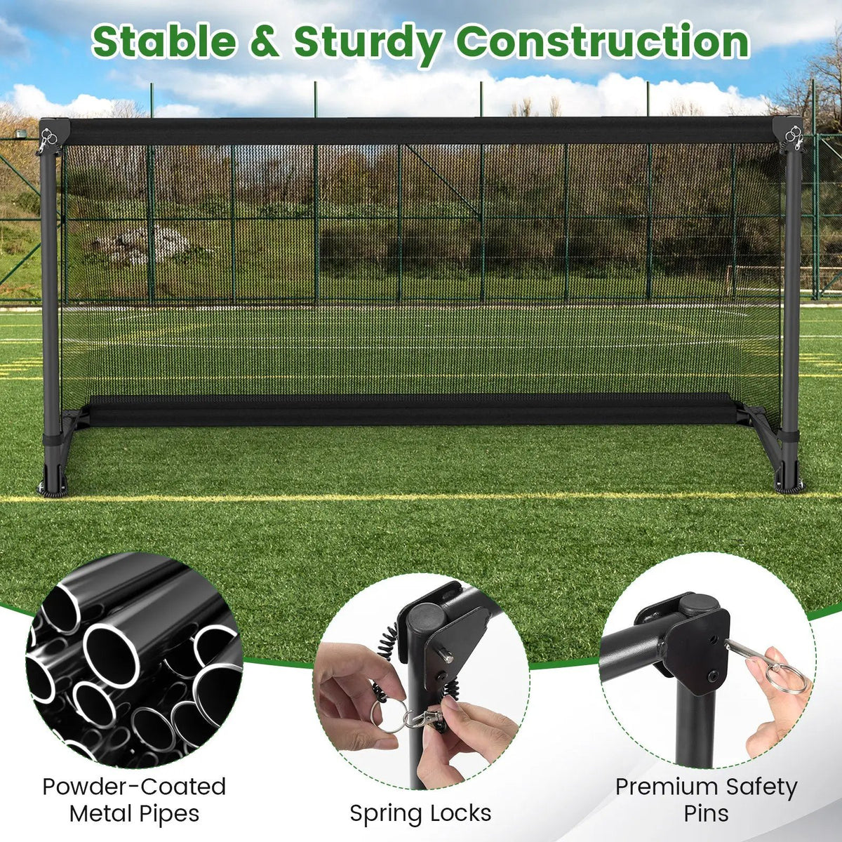 Portable POP Up Toddler Soccer Net with Metal Frame, photo 23 of 24