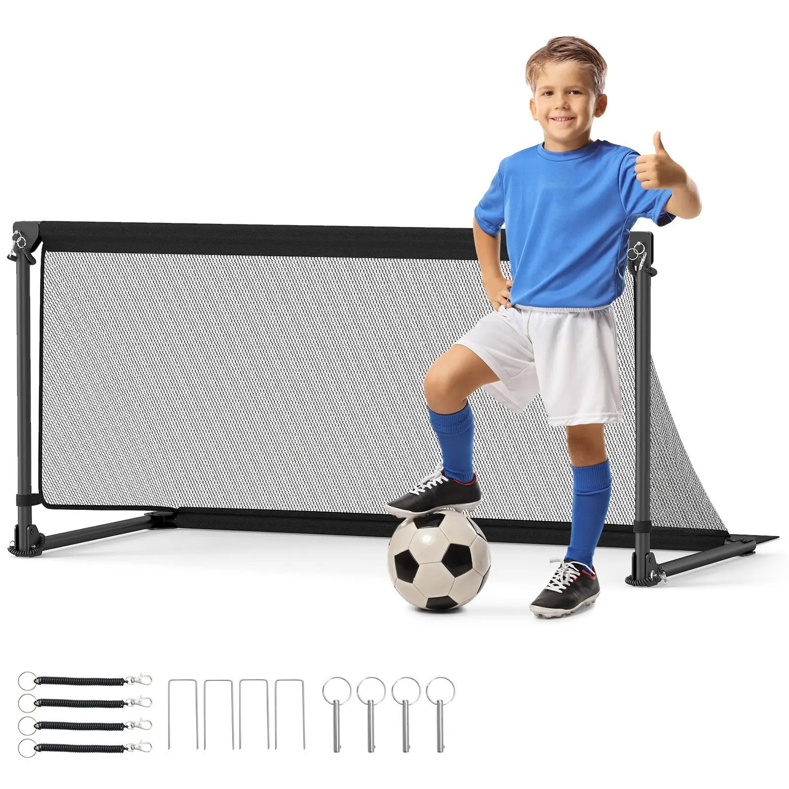 Portable POP Up Toddler Soccer Net with Metal Frame by DirectDeals