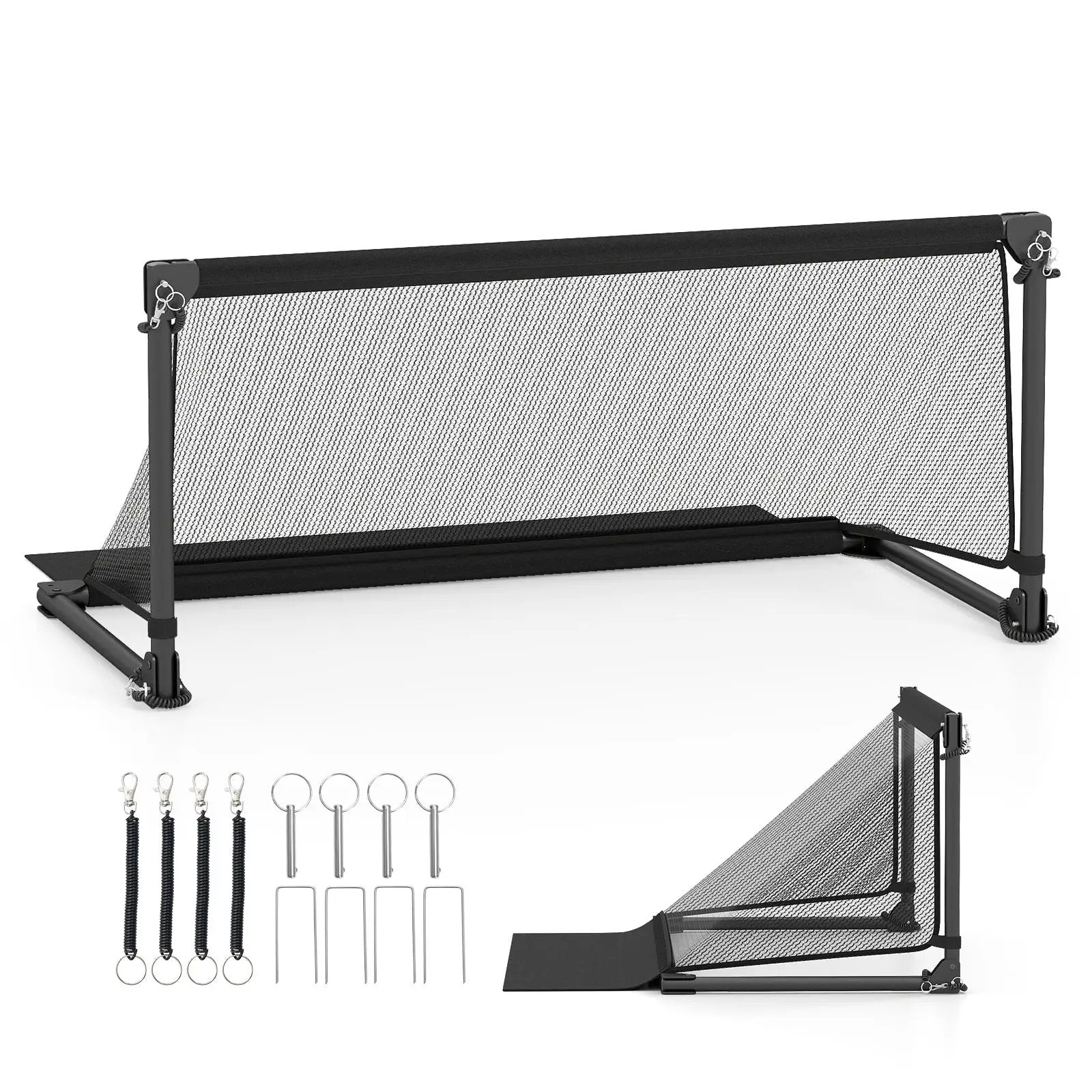 Portable POP Up Toddler Soccer Net with Metal Frame by DirectDeals