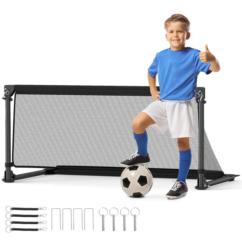 Portable POP Up Toddler Soccer Net with Metal Frame by DirectDeals