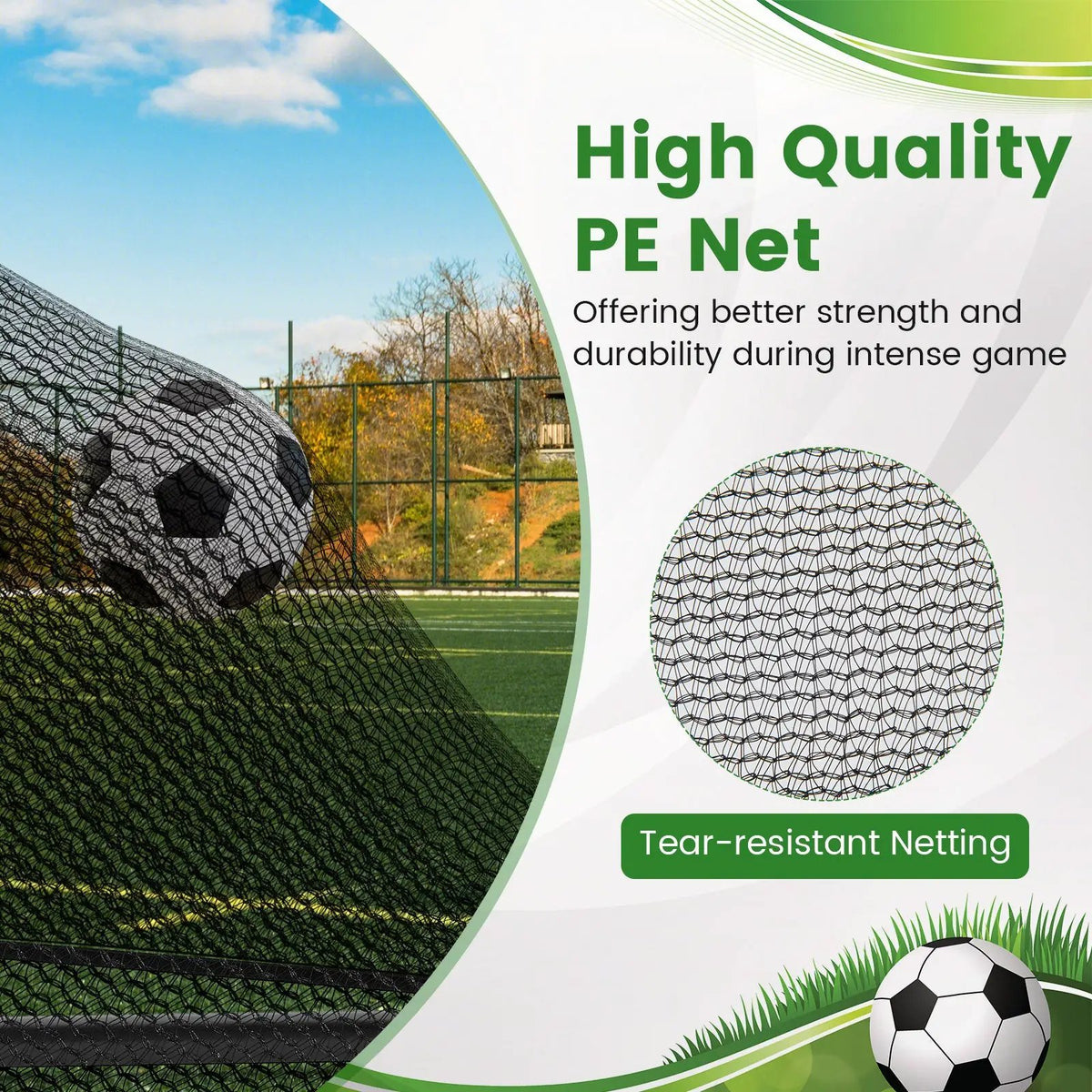 Portable POP Up Toddler Soccer Net with Metal Frame, photo 21 of 24