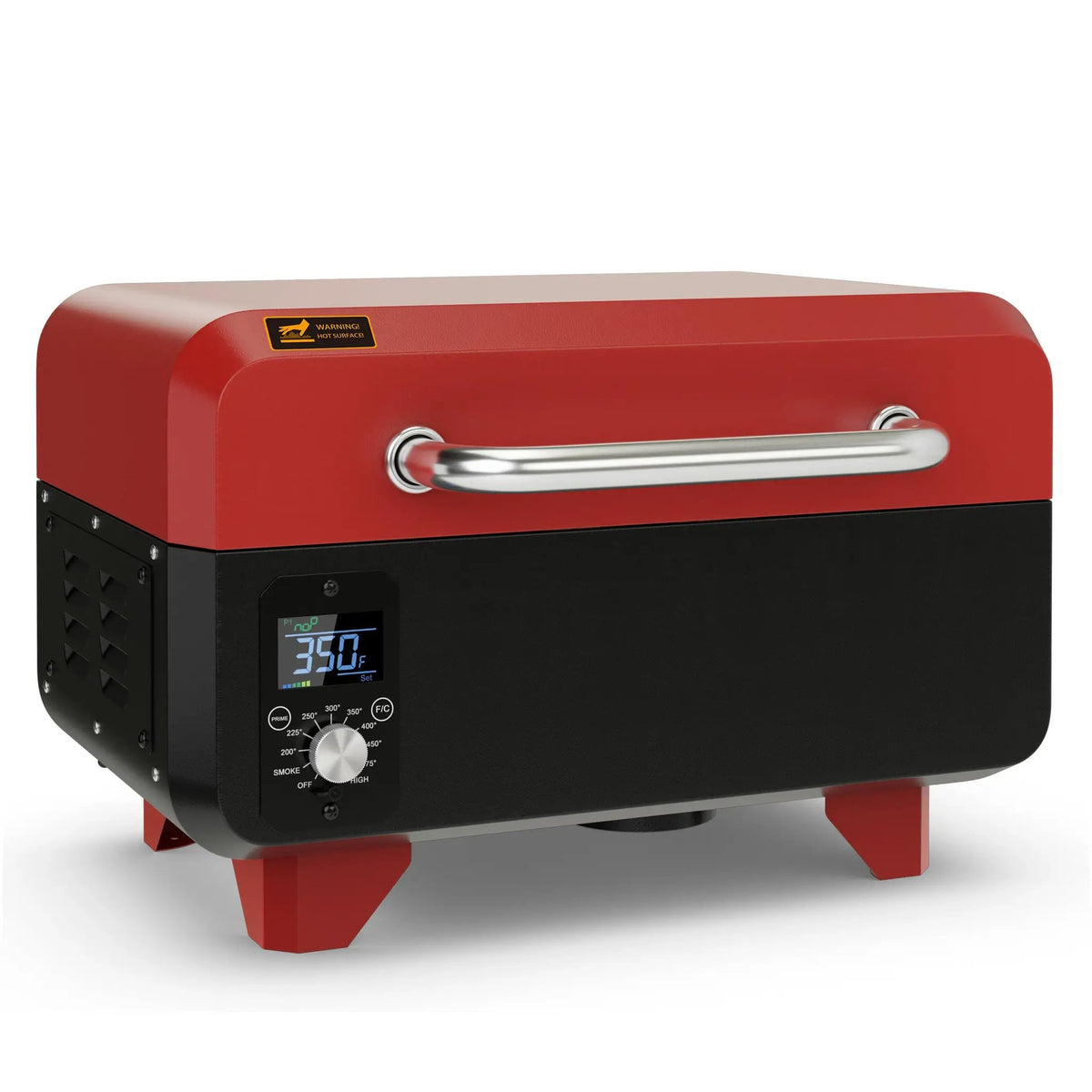Outdoor Portable Tabletop Pellet Grill and Smoker with Digital Control System for BBQ by DirectDeals