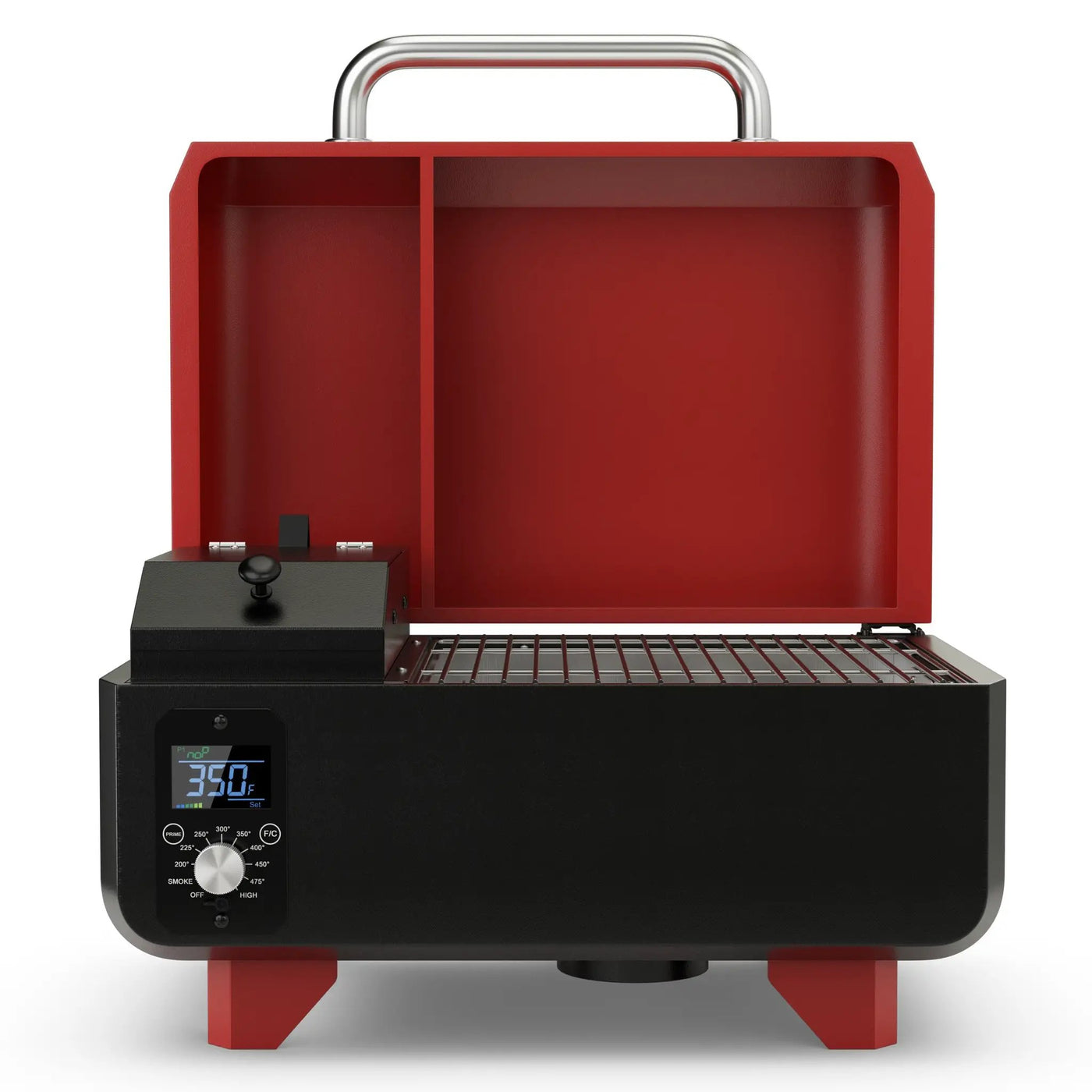 Outdoor Portable Tabletop Pellet Grill and Smoker with Digital Control System for BBQ by DirectDeals