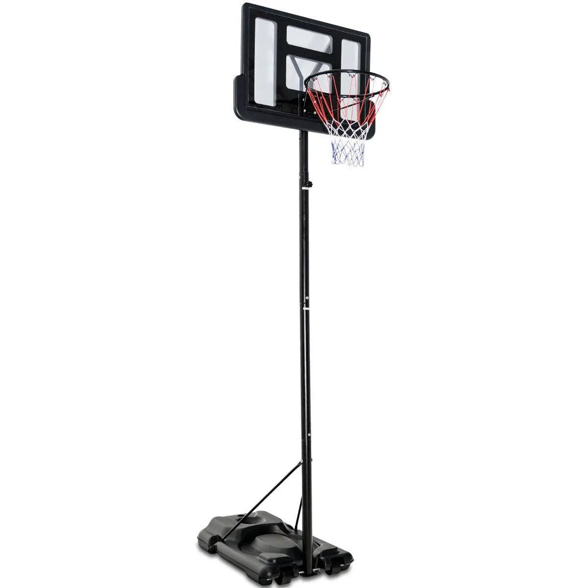 Height Adjustable Portable Shatterproof Backboard Basketball Hoop with 2 Nets by DirectDeals