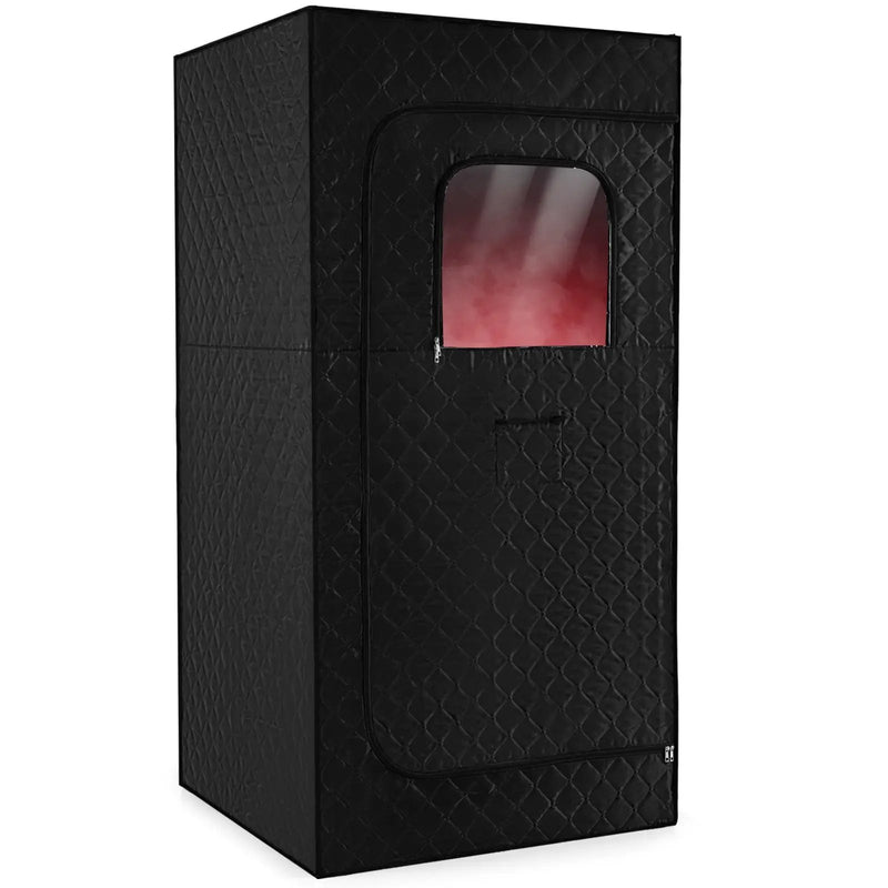 Portable Steam Sauna Box with 3L/1200W Fast-Heat Steamer and 15-Level Temperature by DirectDeals