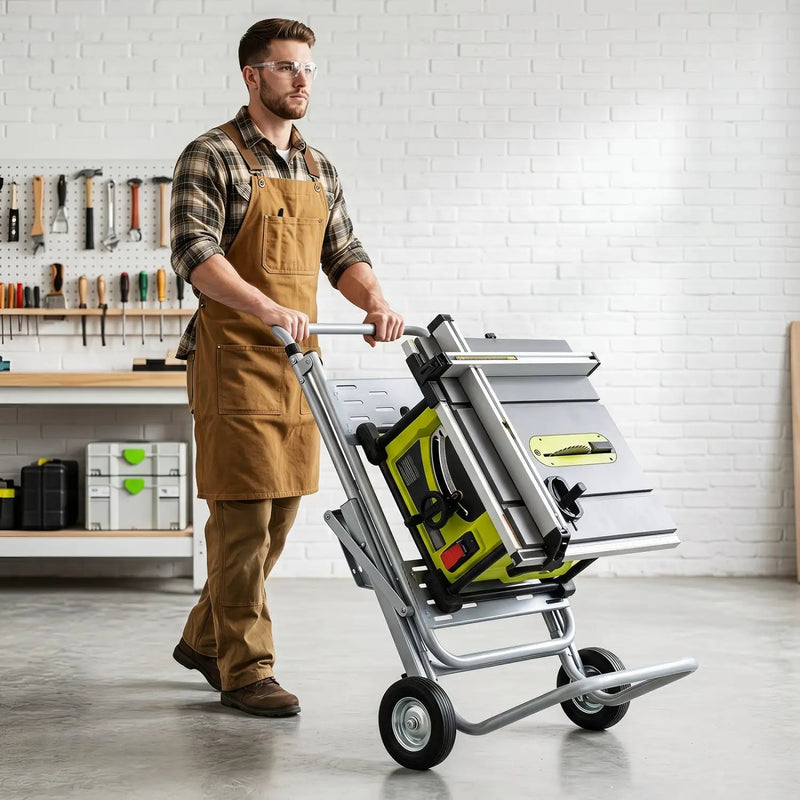 Portable Table Saw Stand with Rolling Wheels - Foldable by DirectDeals
