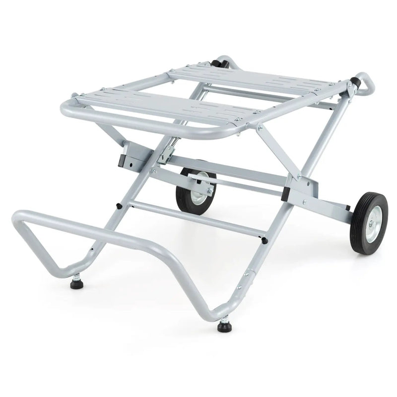 Portable Table Saw Stand with Rolling Wheels - Foldable by DirectDeals