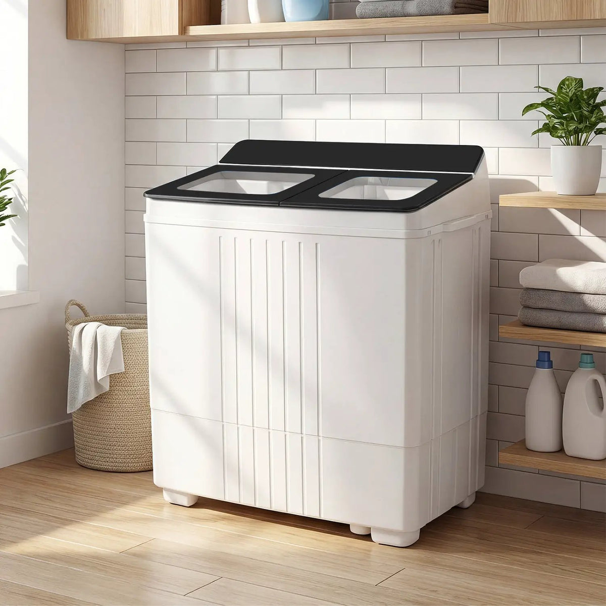 Portable Washing Machine with 12 LBS Washer and 8 LBS Spinner Combo for Apartments, photo 17 of 24