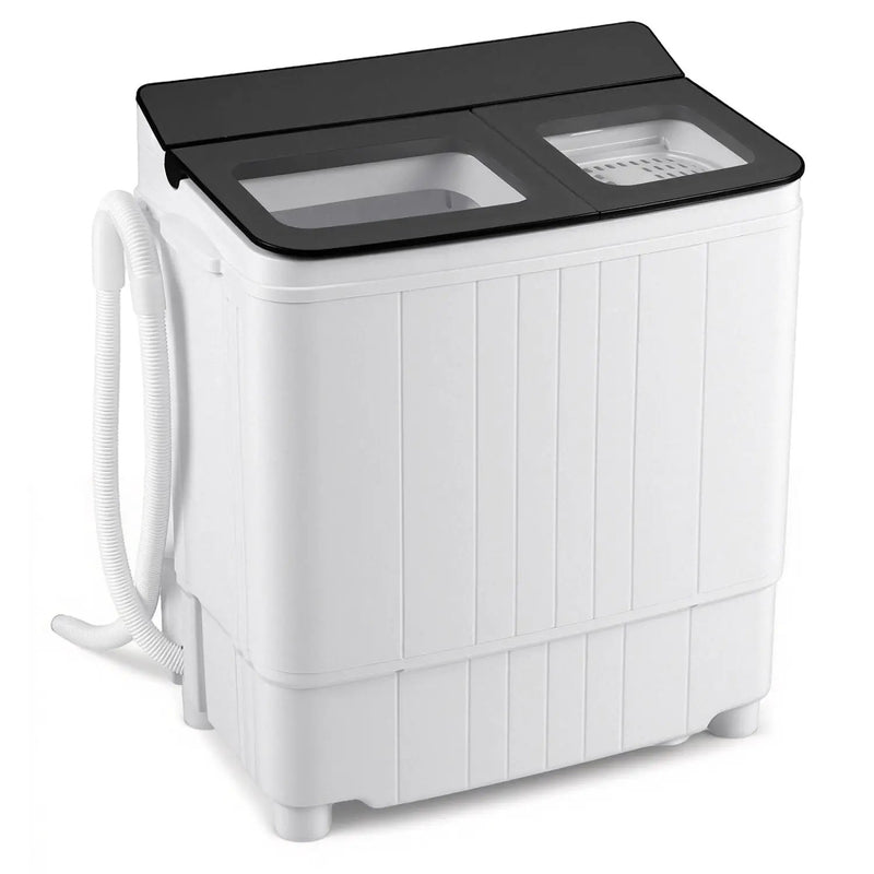 Portable Washing Machine 18 lbs Mini Laundry Machine with 11 LBS Washer by DirectDeals