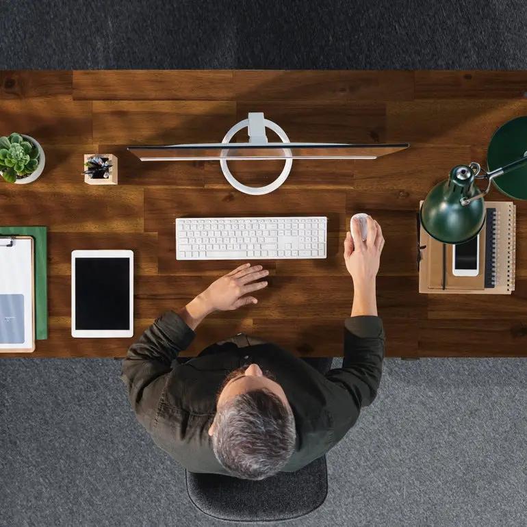 Lagom 48 Inches Solid Wood Desk by Megsu