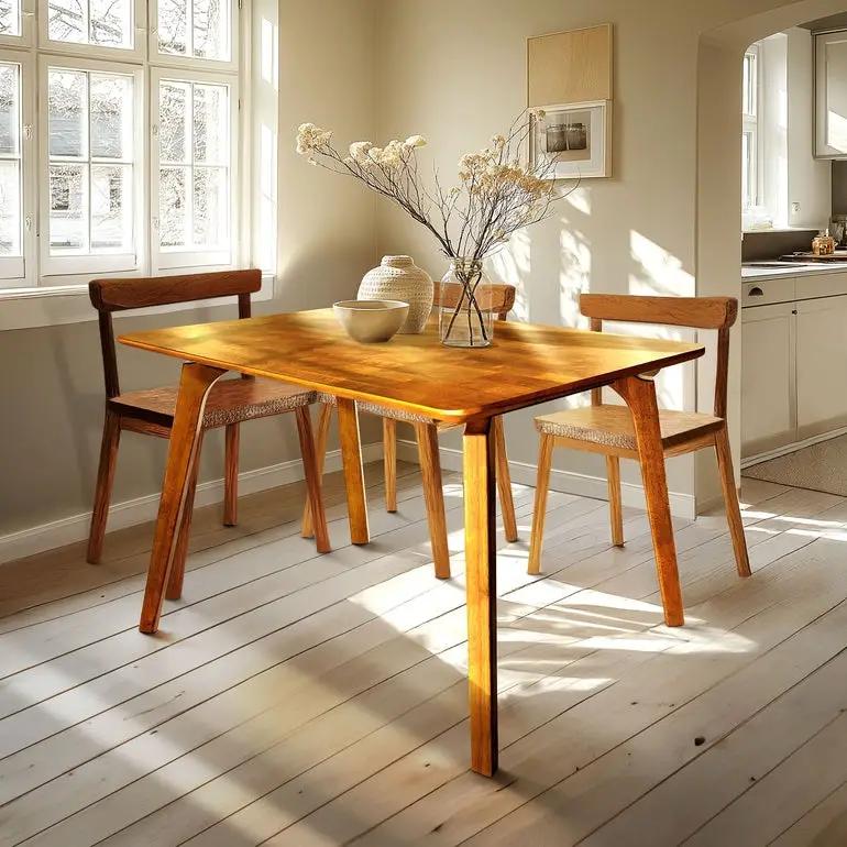 Verve 48 inches Solid Wood Dining Table by Megsu