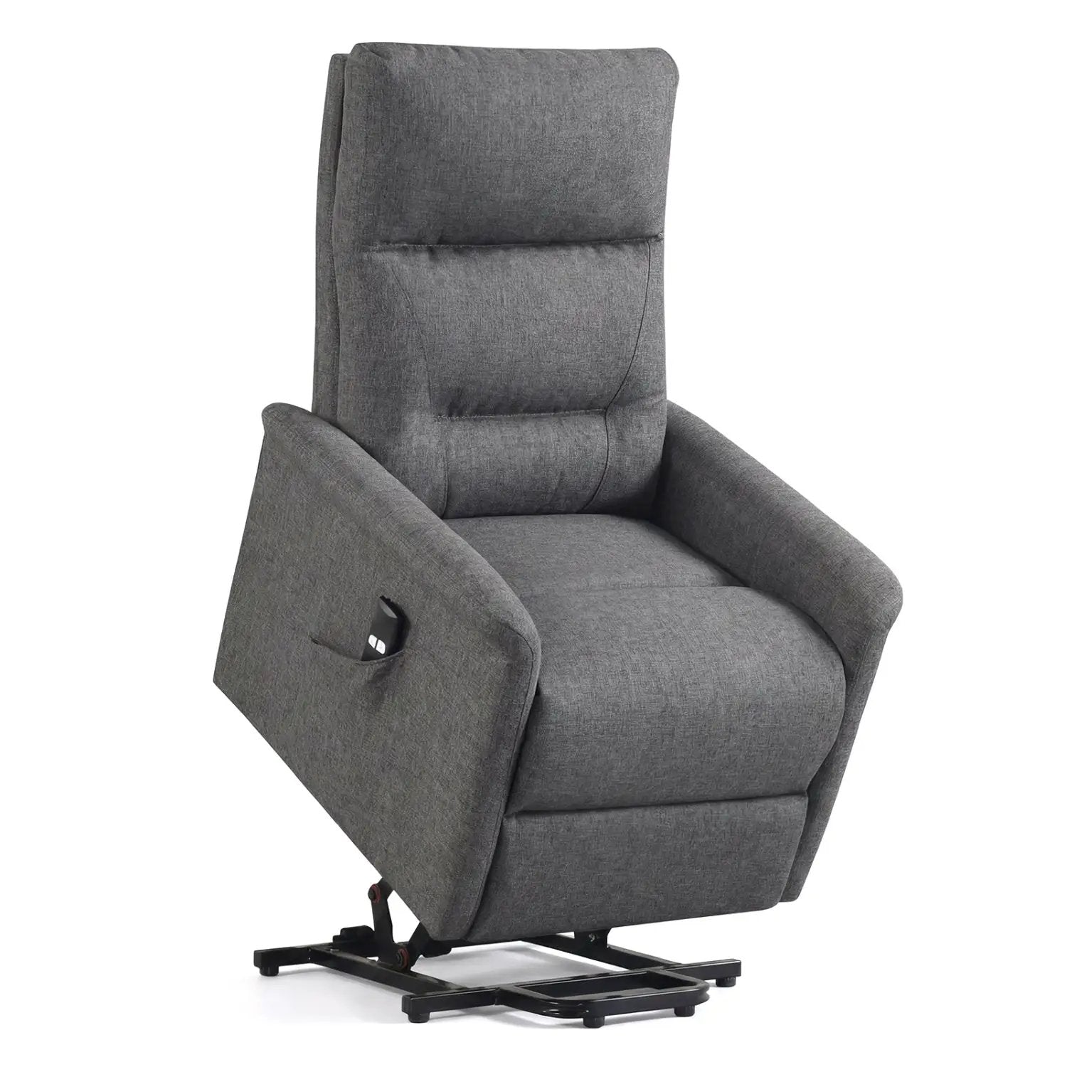 Power Lift Recliner Chair for Elderly with Remote Control and Side Storage Pocket by DirectDeals