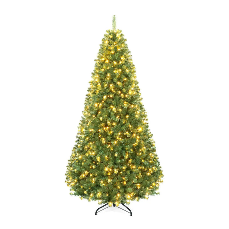 6-8 Ft Pre-Lit Artificial Christmas Tree with Remote Control by DirectDeals