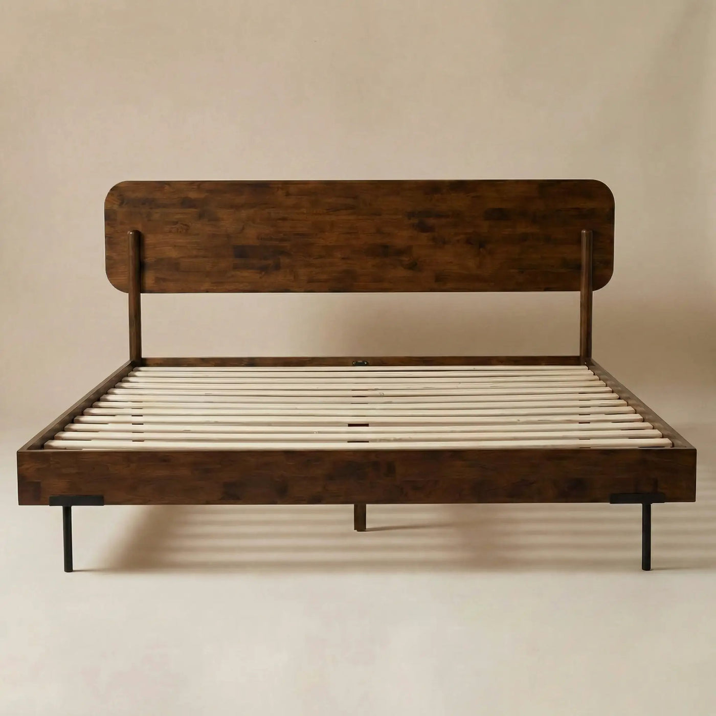 Frida Solid Wood Bed Frame by Megsu