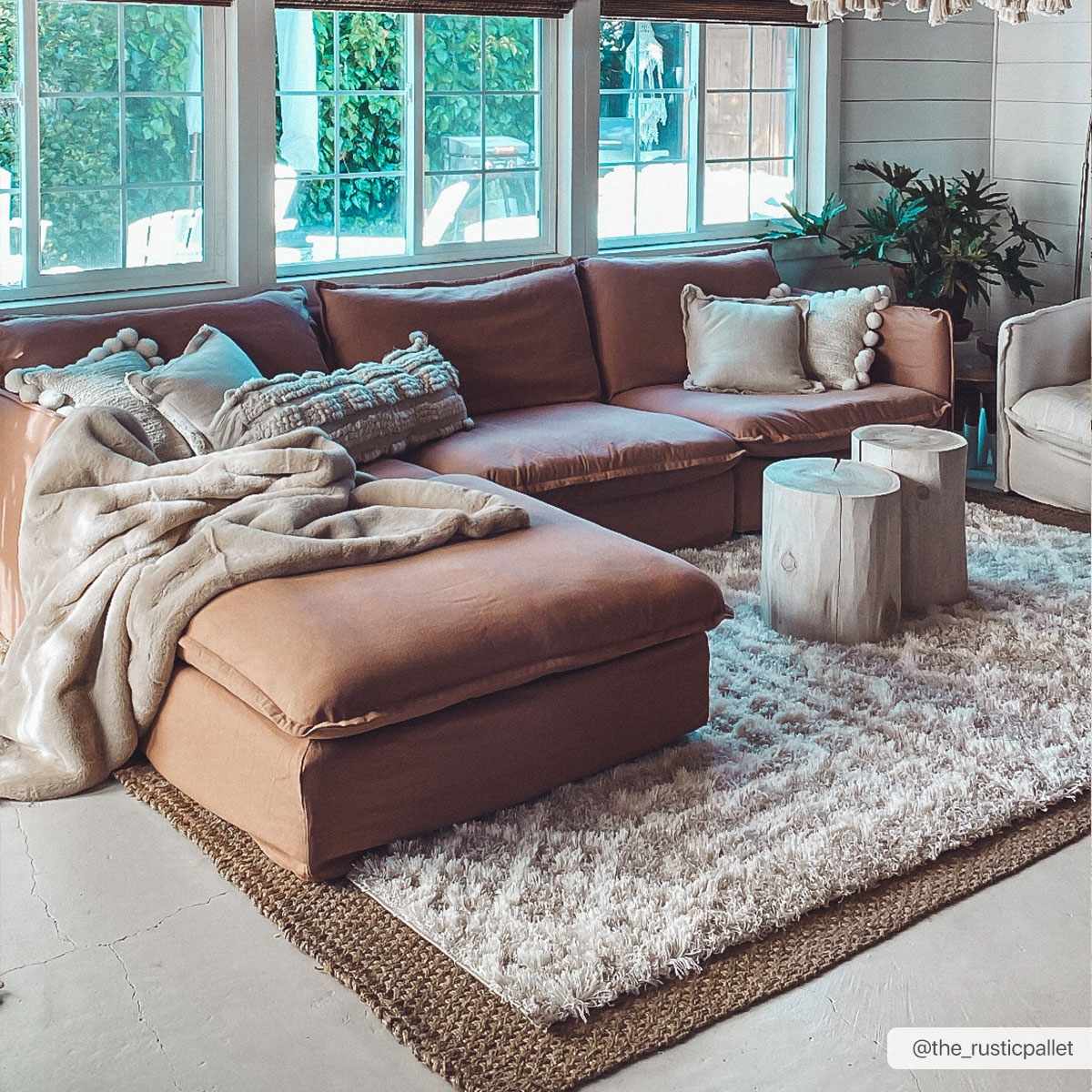 Prompton Cream Plush Area Rug by Boutique Rugs