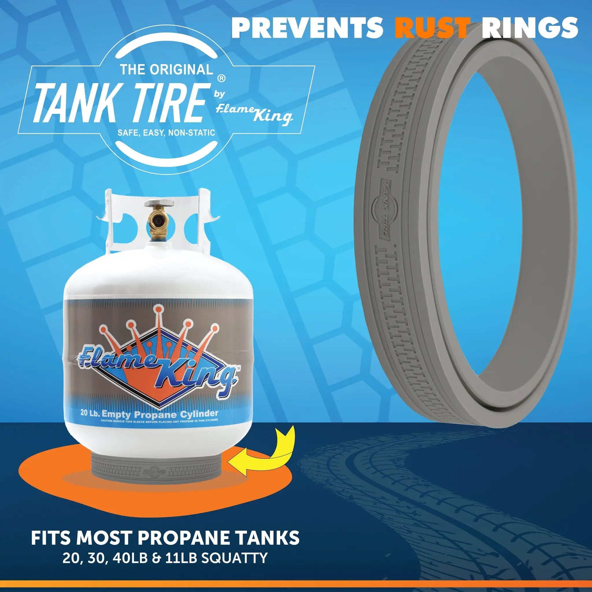 Flame King Propane Tanktire Ring Base Tank Holder by Flame King Products