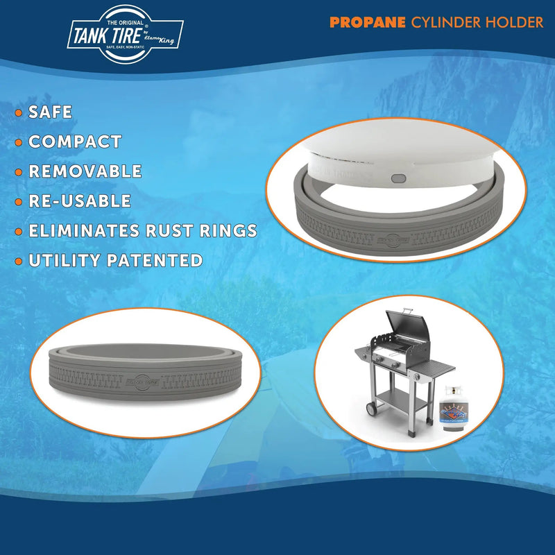 Flame King Propane Tanktire Ring Base Tank Holder by Flame King Products