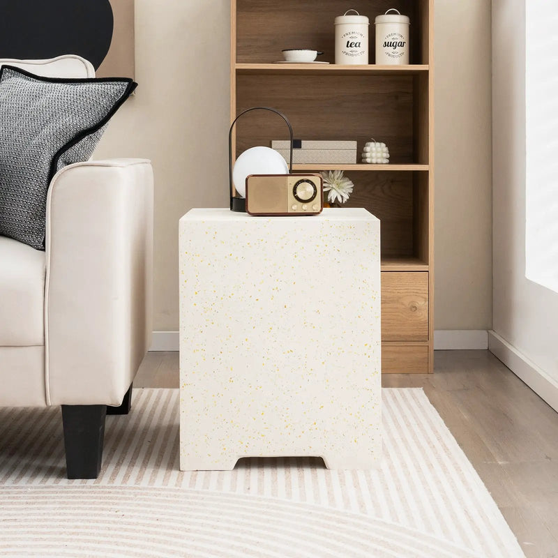 2-in-1 Gas Tank Holder Side Table with Protective Cover by DirectDeals