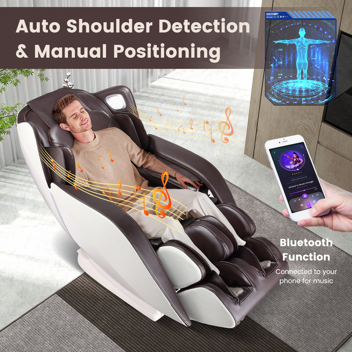Provox 27-Comfort Full Body Massage Chair with SL Track Airbags Heating, photo 9 of 26