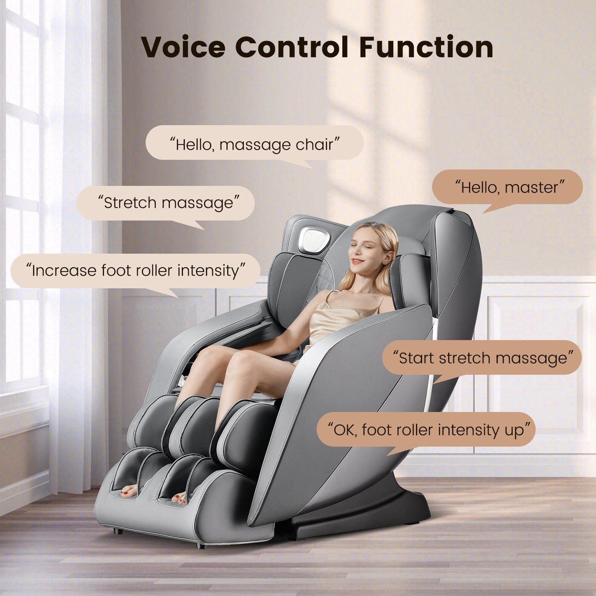 Provox 27-Comfort Full Body Massage Chair with SL Track Airbags Heating, photo 14 of 26