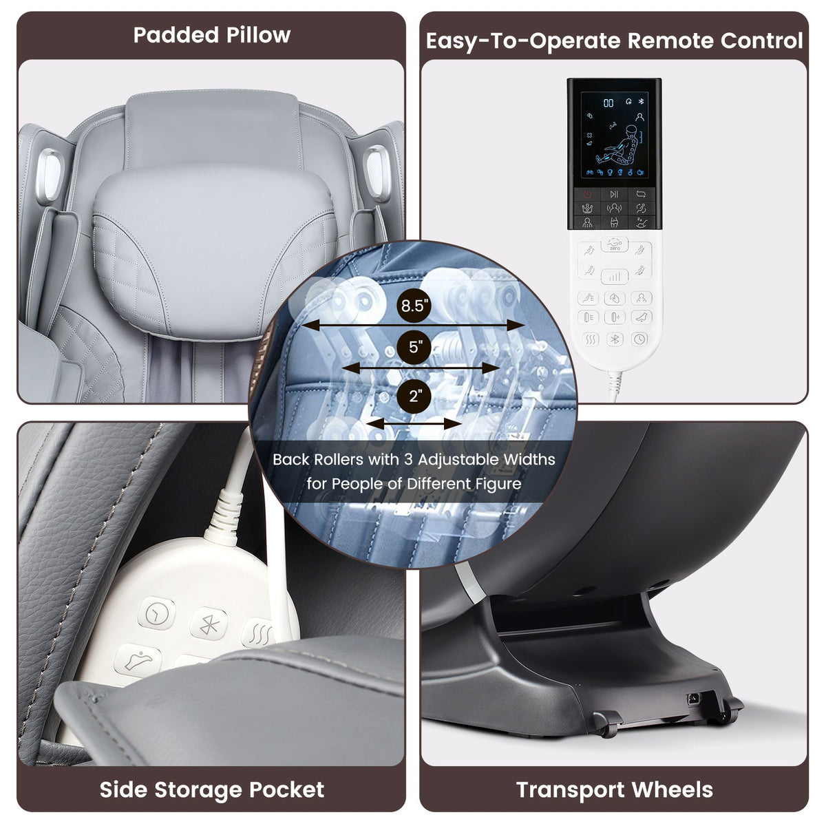 Provox 27-Comfort Full Body Massage Chair with SL Track Airbags Heating, photo 26 of 26
