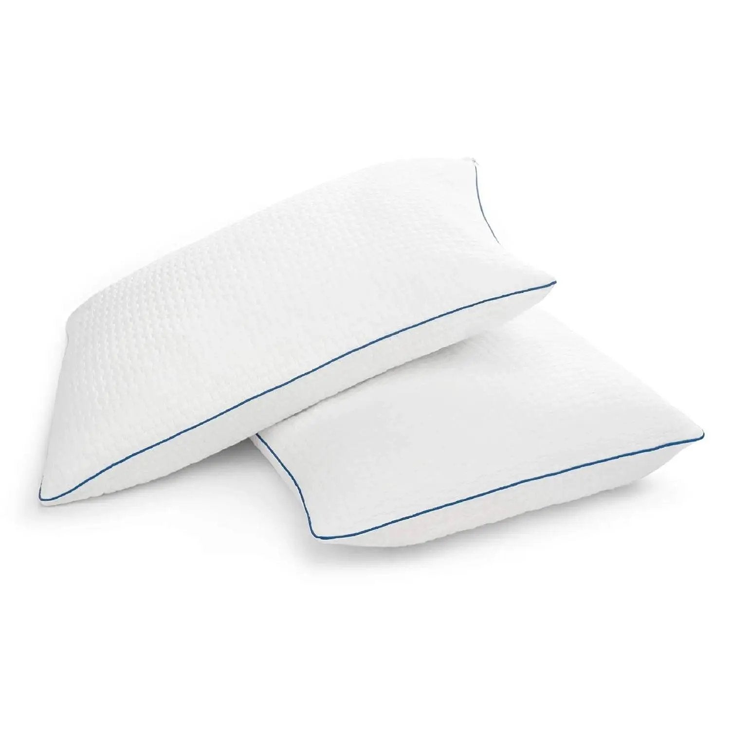 Set of 2 Queen size Memory Foam Pillow with Removable Machine Washable Cover by HomePacific
