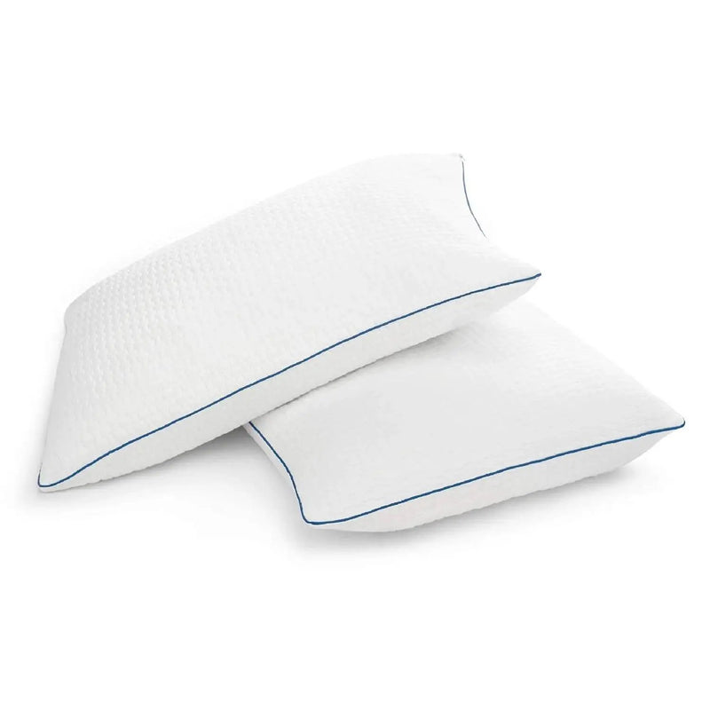Set of 2 Queen size Memory Foam Pillow with Removable Machine Washable Cover by HomePacific